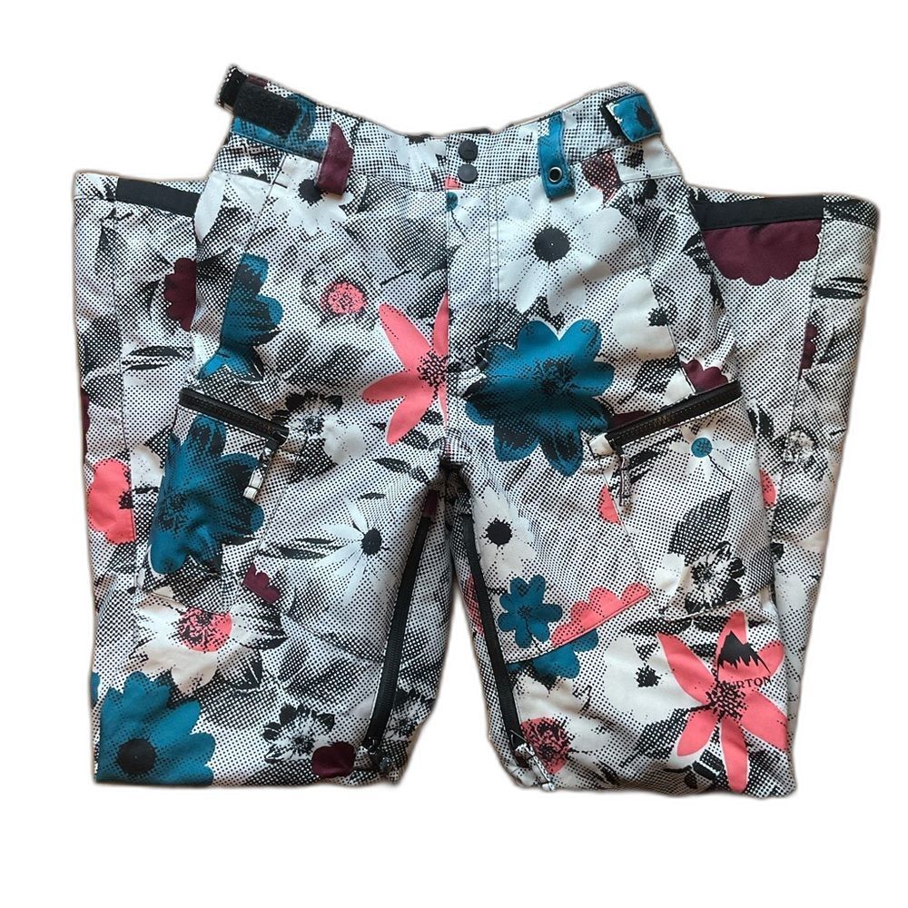 Burton Elite Girls insulated snowboard cargo pant Halftime Floral